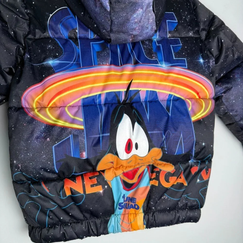 Members Only Youth Space Jams Tune Squad Puffer Jacket Sz 4T